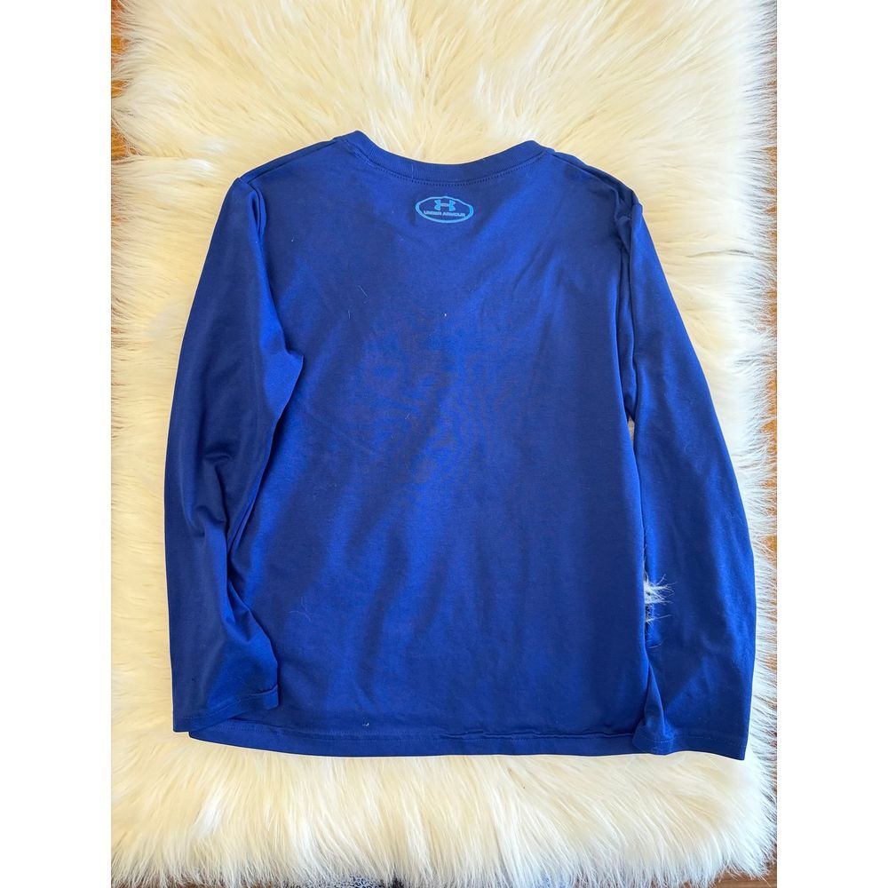 Under Armour‎ blue drifit size youth small EUC - Picture 3 of 3